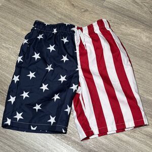 City Streets Flag Boys Swim Shorts Small‎ 5T